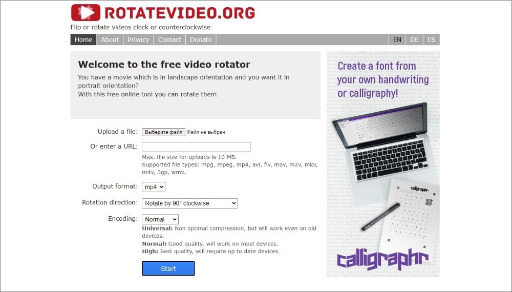 Rotate Video