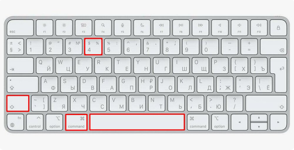 Горячие клавиши на macOS