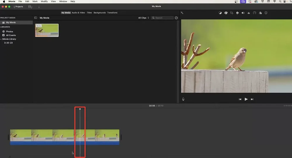 обрезание видео