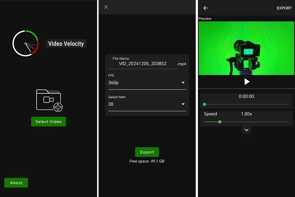 приложение Video Velocity