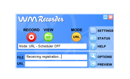 Интерфейс WM Recorder