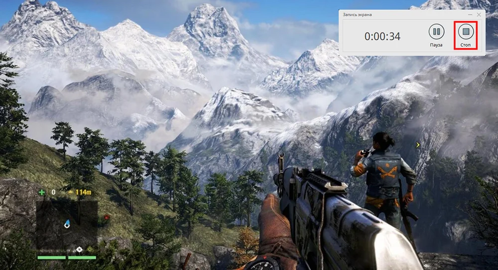 приостановка записи