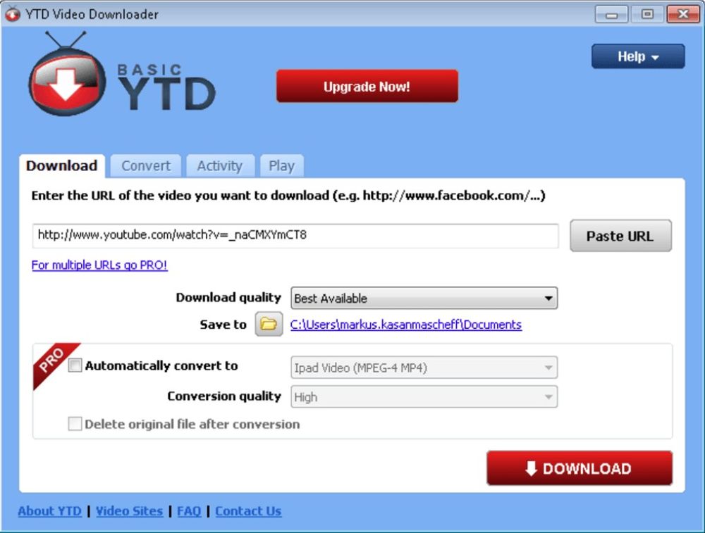 YouTube Video Downloader