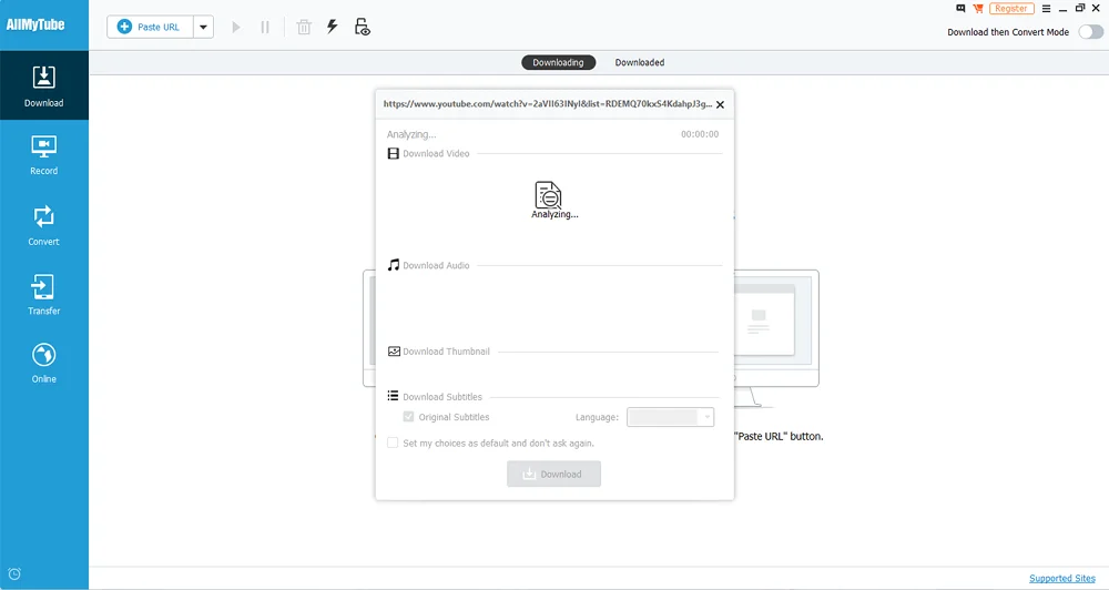 Wondershare AllMyTube