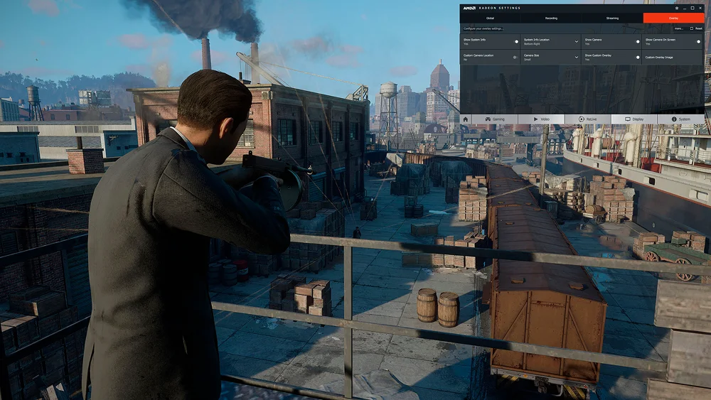 Интерфейс Radeon Relive