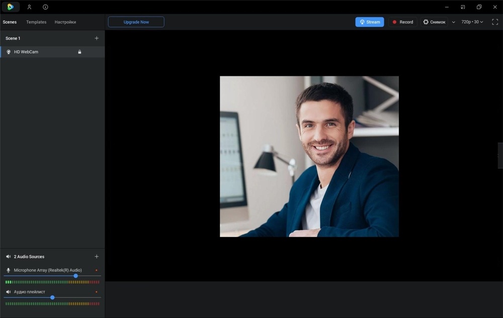 Интерфейс ManyCam