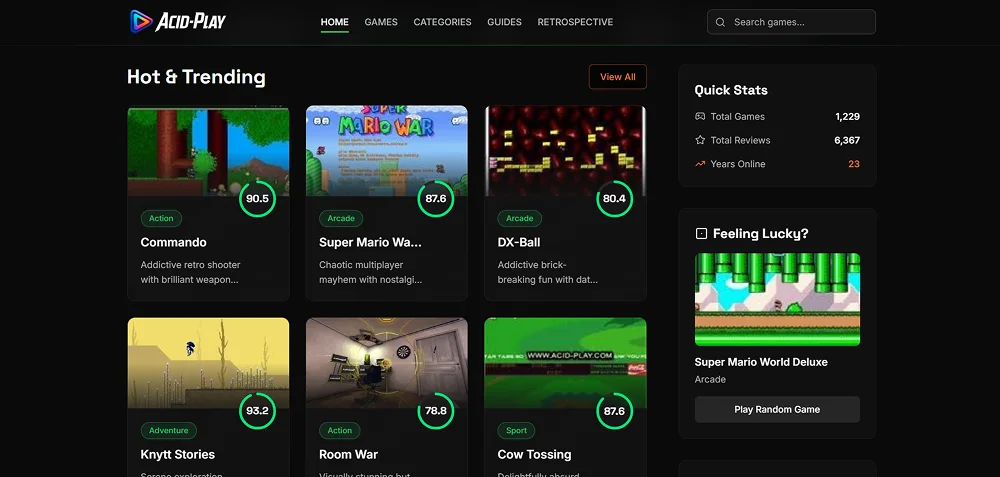 каталог игр