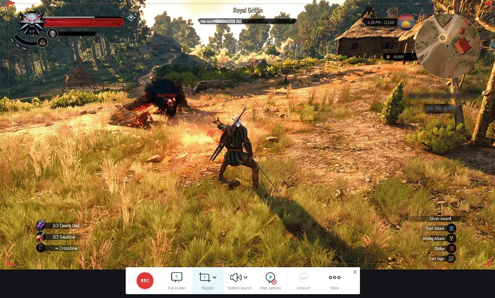 Интерфейс Apowersoft Free Online Screen Recorder