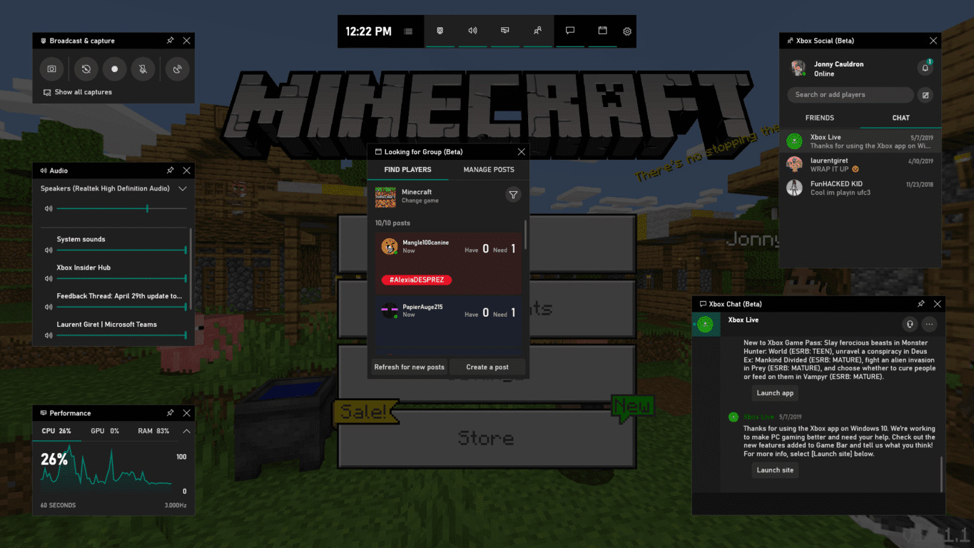 Xbox Game Bar